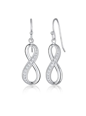 Elli Ohrringe 925 Sterling Silber Infinity in Silber