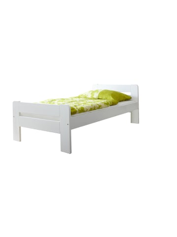 TICAA Einzelbett Bert in Weiß