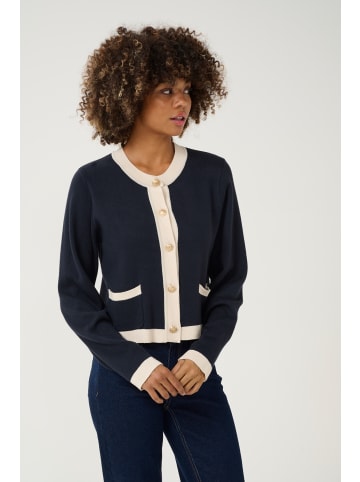 CULTURE Strickjacke CUaio Classic fit in Dress Blues Solid