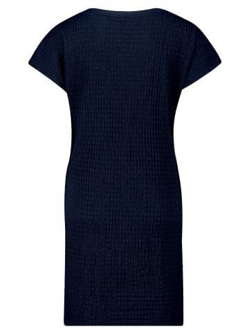 Betty Barclay Plisseekleid kurzarm in dunkelblau