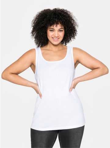 sheego Tanktop in weiß