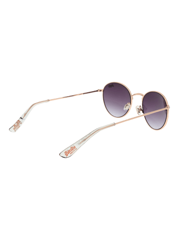 Superdry Unisex Sonnenbrille Rund Weiß