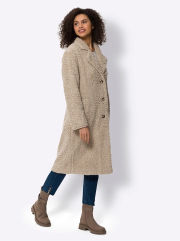 Heine Teddymantel in sand