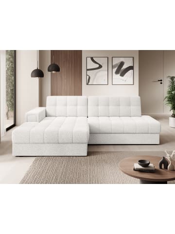 MF Design Blazer Recamiere Links in Weiß -  (L) 150 x (B) 240 x (H) 82 cm