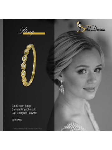 GoldDream 333 Gelbgold - 8 Karat Damen Ringe Drops Fingerring  60 (19,1)