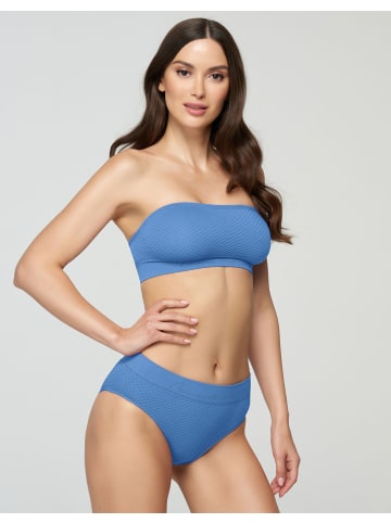 Marc and Andre Bikini Oberteil Seamless Touch in Blau