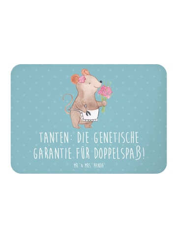 Mr. & Mrs. Panda Magnet Tanten Doppelspaß mit Spruch in Meeresbrise