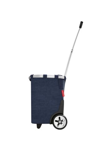 Reisenthel carrycruiser - Einkaufstrolley 47.5 cm (leo vanilla) in twist navy