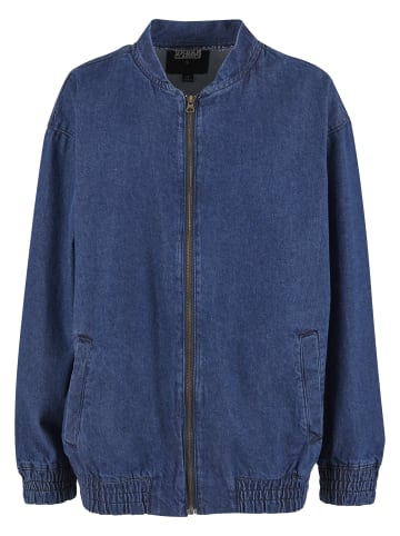 Urban Classics Urban Classics Ladies Oversized Skater Jacket in mid deep blue washed