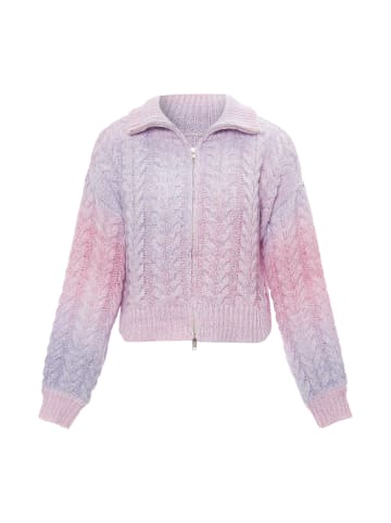 Sookie Damen Strickjacke in LILA WOLLWEISS
