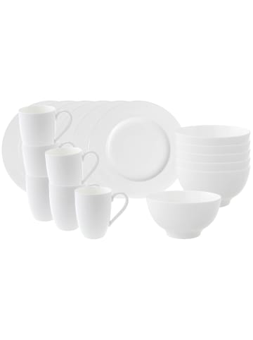 Villeroy & Boch 18-tlg. Frühstücks-Set Royal in in weiß