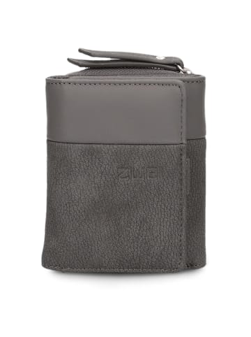Zwei Eva EVW15 - Geldbörse 6cc 11 cm (black) in nubuk-stone
