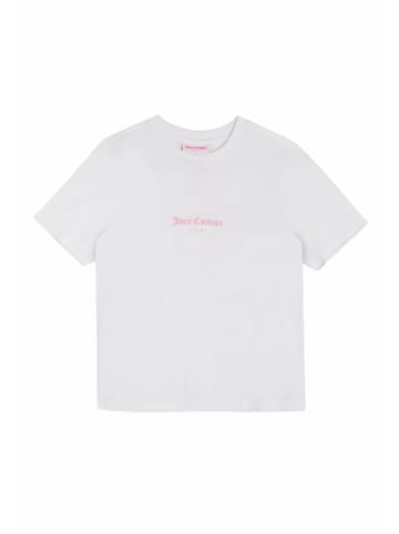 Juicy Couture Juicy Couture THE TENNIS GIRLFRIEND T-SHIRT in white/pink