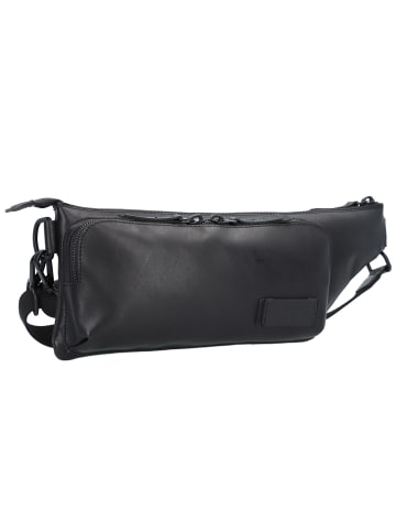 Jost Futura Gürteltasche Leder 39 cm in schwarz