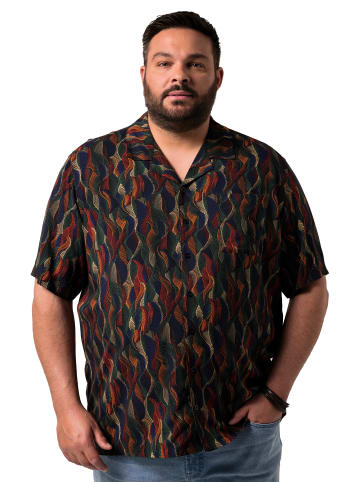 Men Plus Hemd in navy blau
