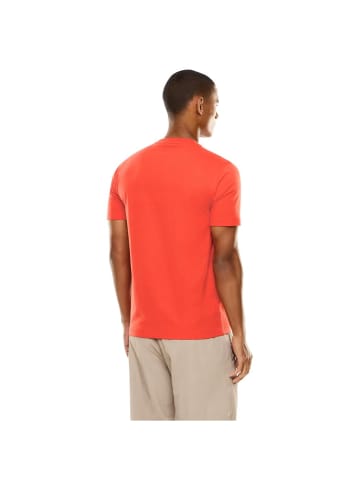 EA7 Emporio Armani Rot Baumwolle T-Shirt