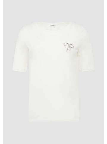 s.Oliver T-Shirt in 02D8_ecru