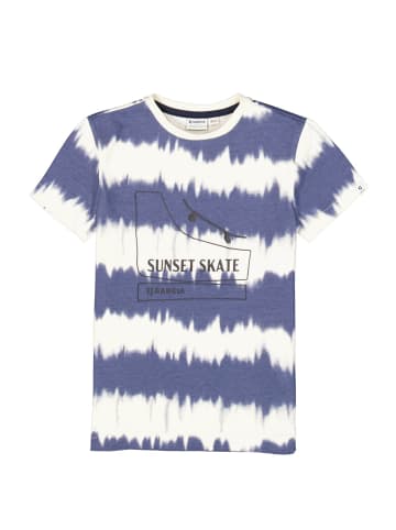 Garcia T-Shirt mit Tie-Dye-Muster in cream white