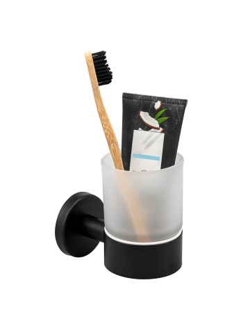 bremermann Glasbecherhalter Piazza Black ca. 6,5 x 9,5 x 11 cm (B/H/T)