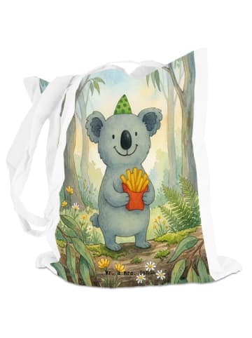 Mr. & Mrs. Panda Beutel Koala Pommes Design ohne Spruch in Weiß