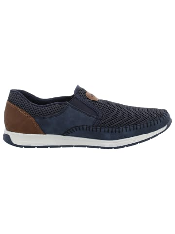 rieker Sportlicher Slipper in blau