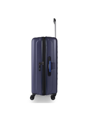 Hedgren Comby Grip L Exp 4 Rollen Trolley L 74 cm mit Dehnfalte in peacoat blue