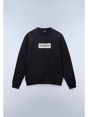 Napapijri Pullover "B-Box Logo C" in Schwarz