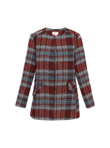 IZIA Coat in beige blue
