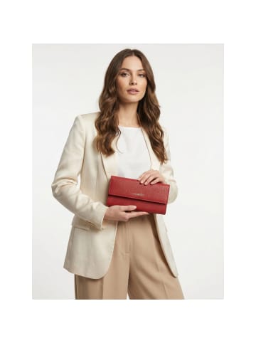 Lazarotti Bologna Leather Geldbörse Leder 19 cm in red