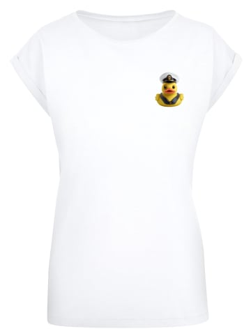 F4NT4STIC T-Shirt Rubber Duck Captain Short Sleeve in weiß