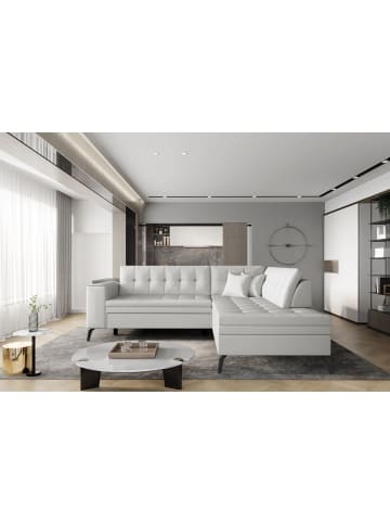 MF Design Lenny Recamiere Rechts in Grau -  (L) 210 x (B) 260 x (H) 93 cm
