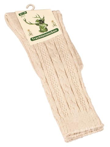 Cotton Prime® Trachtensocken in beige