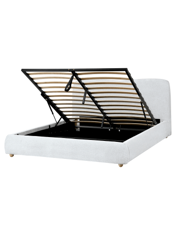 Beliani Doppelbett BLAGNAC in Grau - (W) 180 x (H) 98 x (L) 228 cm