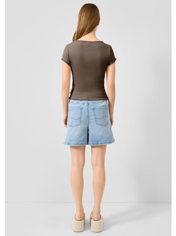 QS T-Shirt  in  8922_dunkelbraun