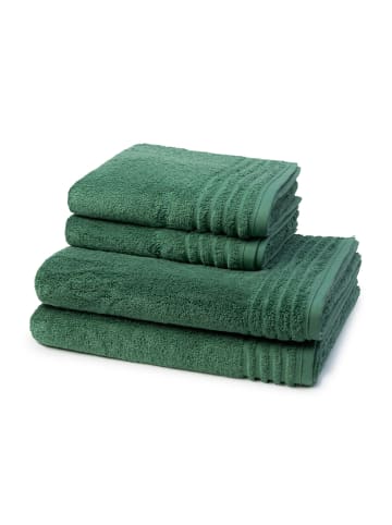 Vossen 2 X Handtuch 2 X Duschtuch im Set Vienna Style Supersoft in Evergreen