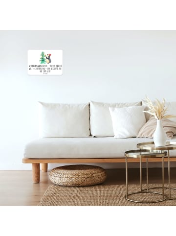 Mr. & Mrs. Panda tafel Pinguin Weihnachtsbaum mit Spruch in Weiß