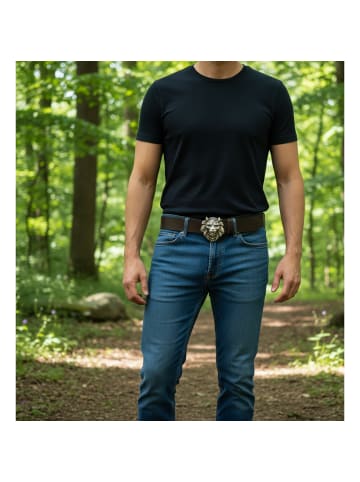 FRONHOFER Herren Ledergürtel in Cognac