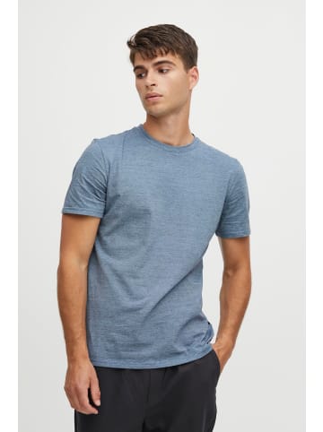 CASUAL FRIDAY Rundhals Basic T-Shirt Meliert CFThor in Blau