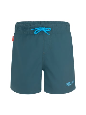 Trollkids Badeshorts Balestrand in glow blue/navy