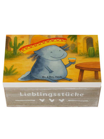 Mr. & Mrs. Panda Aufbewahrungsbox Axolotl Tequila Design ohne Sp... in Weiß