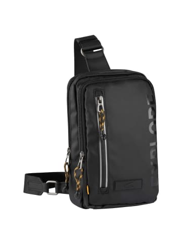 Camel Active Explore Sling - Umhängetasche 27 cm (khaki) in schwarz