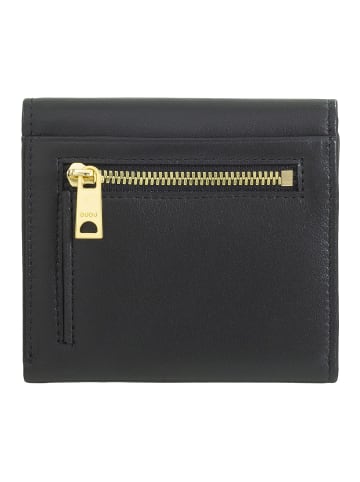 DuDu Malaita Geldbörse Leder 11 cm black-lavander