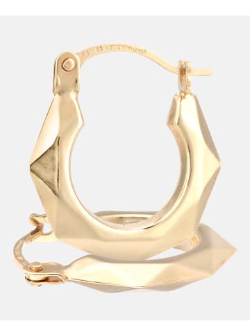 Vanlere Creolen aus 375 Gelbgold