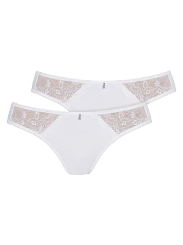 Viania 2er Pack Slip in weiss