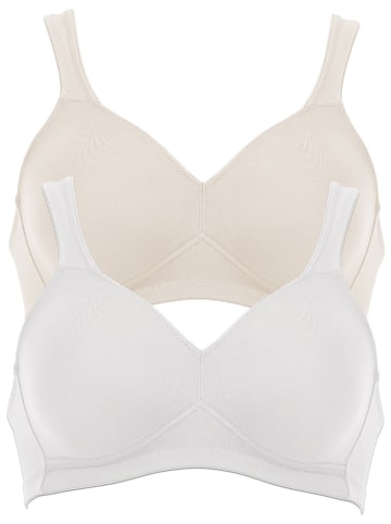 Anita BH ohne Bügel Twin in Weiss champagner