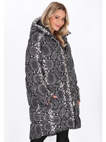 faina Women Coat in black multicolor