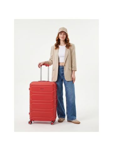 benzi 5807 4 Rollen Trolley L 76 cm rot