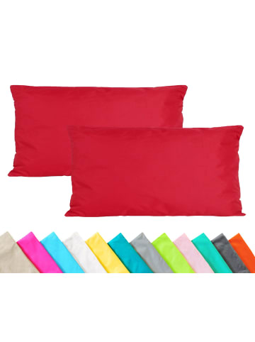 JACK 2er Set Outdoor Kissenhülle 30x50cm in Rot