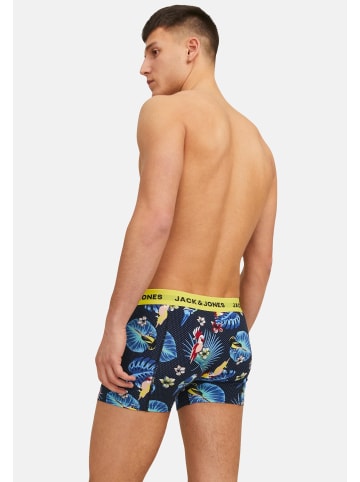 Jack & Jones Trunks 3er Pack 'Flower Bird' in mehrfarbig