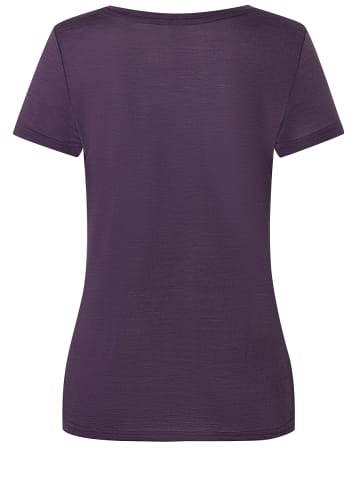 super.natural Merino T-Shirt in lila